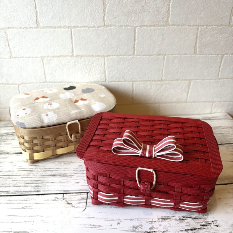 初級レッスン課題「蓋付き小物入れ」